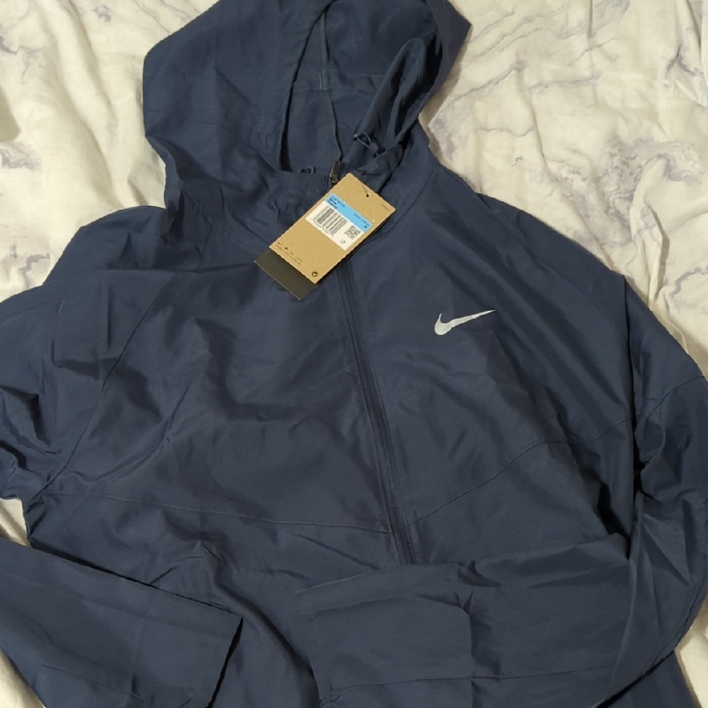 Nike Dark Blue Hooded Jacket